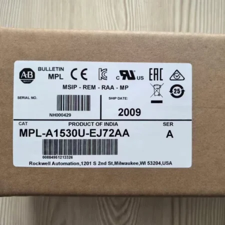 ALLEN BRADLEY MPL-A1530U-EJ72AA Servo Motor