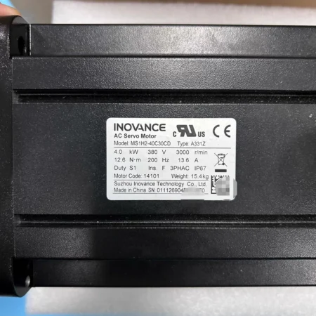 Inovance Motor MS1H2-40C30CD-A331Z
