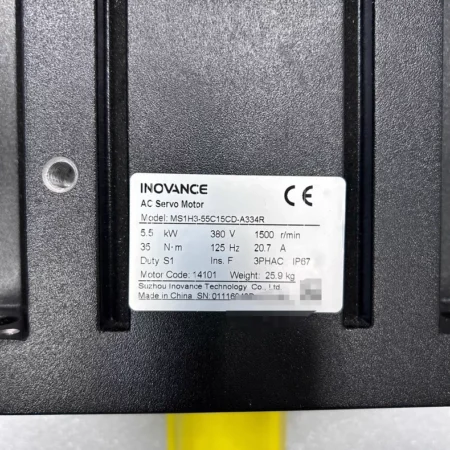 Inovance servo motor MS1H3-55C15CD-A334R