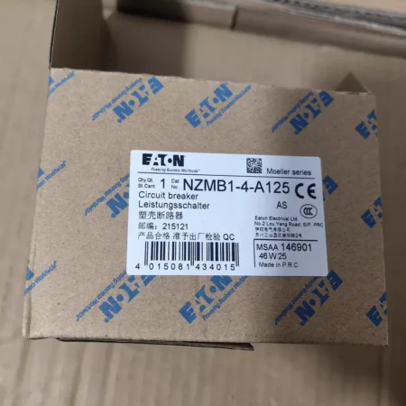 EATON Distribution protection circuit breaker NZMB1-4-A125