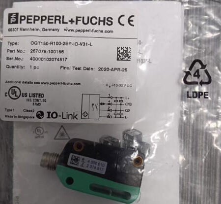 Pepperl+Fuchs OQT150-R100-2EP-IO-V31-L Triangulation sensor