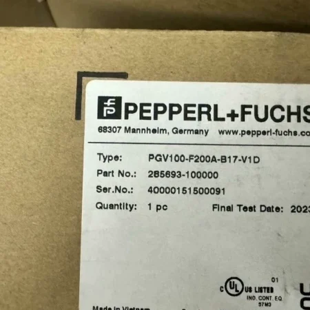 PEPPERL+FUCHS PGV100-F200A-B17-V1D Barcode Scanner