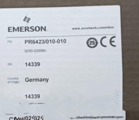 Emerson sensor PR6423010-010