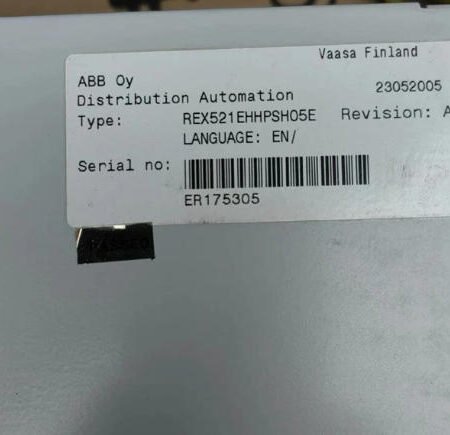 ABB REX521EHHPSH05E comprehensive protector