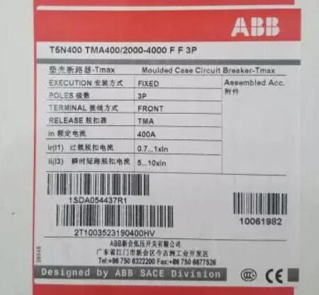 ABB T5N400 SACE Circuit Breaker