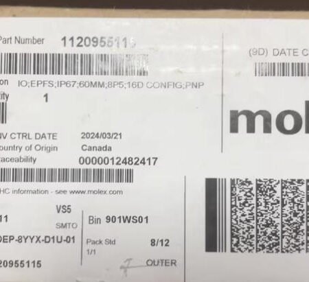 MOLEX TCDEP-8YYX-D1U-01 sensor module