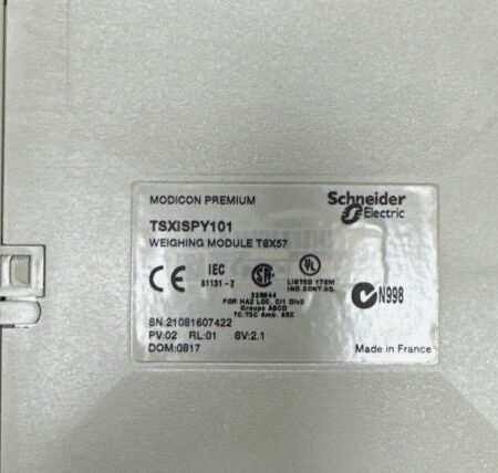 SCHNEIDER TSXISPY101 WEIGHING MODULE