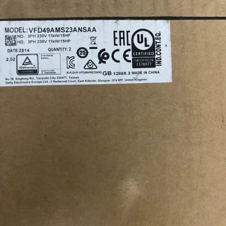 Delta VFD49AMS23ANSAA Frequency Converter