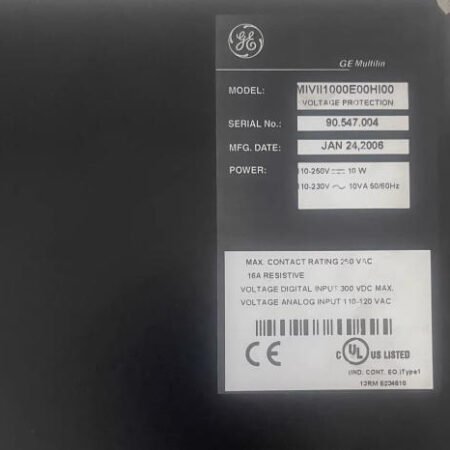 Ge Multilin MIVII1000E00HI00 Voltage Protection Digital feeder Device