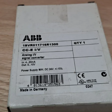 ABB 1SVR011716R1300 Analog I V Signal Converter