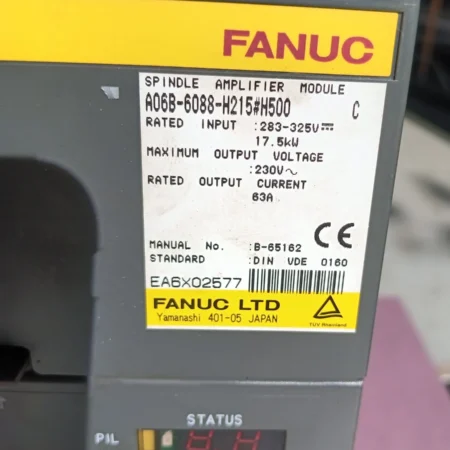 FANUC A06B-6088-H215 SPINDLE AMPLIFIER MODULE