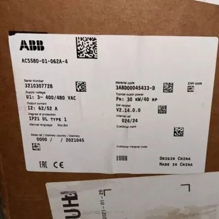 ABB Inverter ACS580-01-062A-4