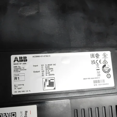 ABB Inverter ACS880-01-07A2-3