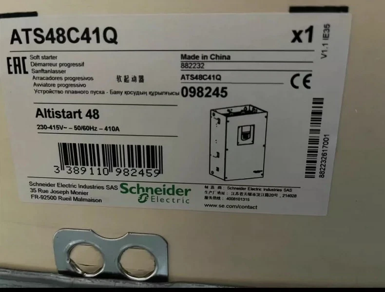 Schneider ATS48C41Q Altistart 48 Soft Starter 1 Schneider ATS48C41Q Altistart 48 Soft Starter