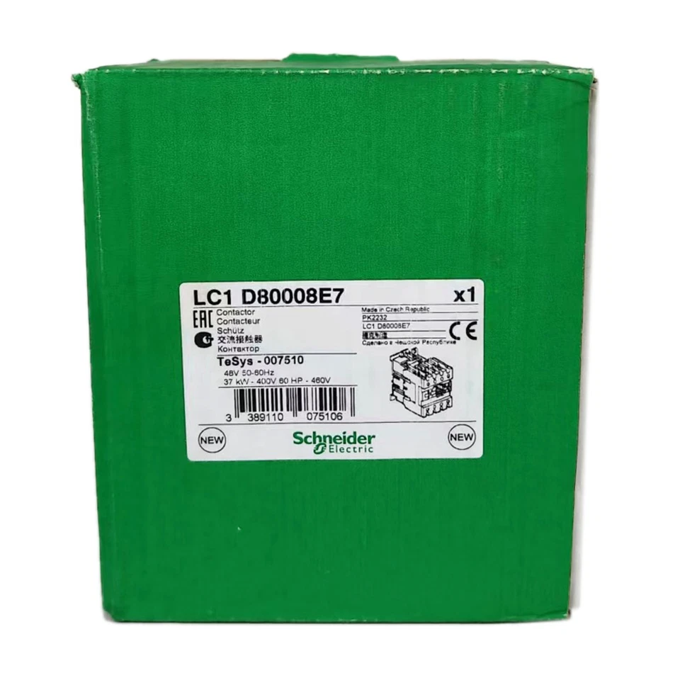 Schneider Contactor LC1D80008E7 1 Schneider Contactor LC1D80008E7