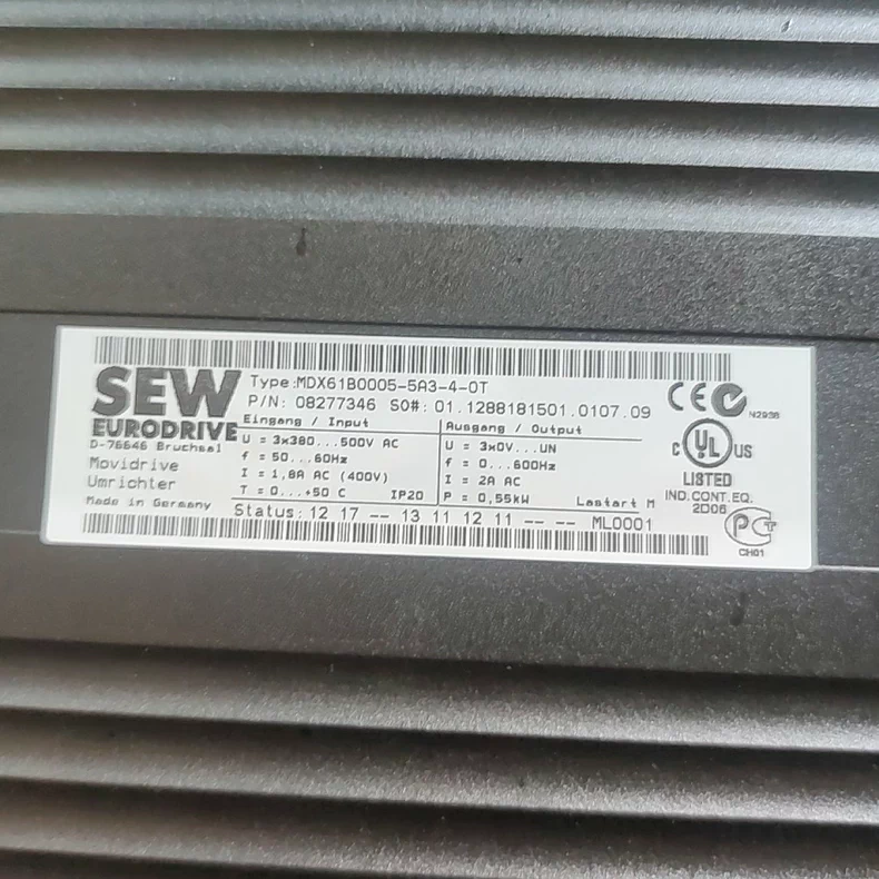SEW Inverter Movidrive MDX61B0005-5A3-4-0T 1 SEW Inverter Movidrive MDX61B0005-5A3-4-0T
