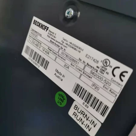 BECKHOFF AX2020 Digital Compact Servo Drives S62000-520