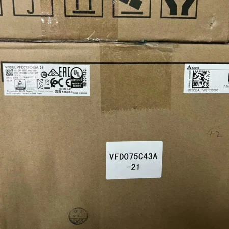 Delta VFD075C43A-21 Frequency Converter Driver Motor