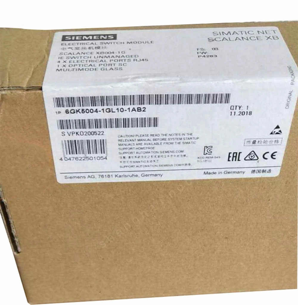 SIEMENS EXCHANGE BOARD 6GK5004-1GL10-1AB2 1 6GK5004-1GL10-1AB2