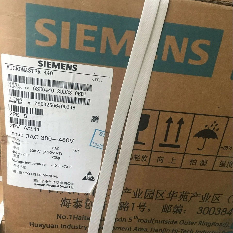 SIEMENS MICROMASTER 440 Transducer 6SE6440-2UD33-0EB 1 6SE6440-2UD33-0EB1