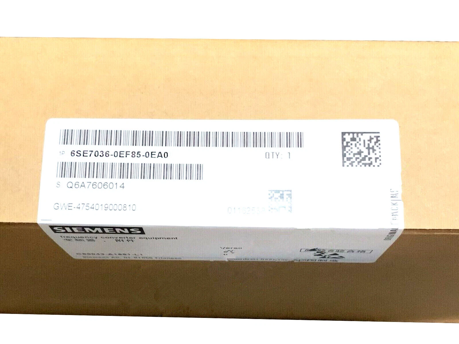 SIEMENS Rectifier Power Supply Trigger Board 6SE7 036-0EF85-0EA0 1 6SE7036-0EF85-0EA0
