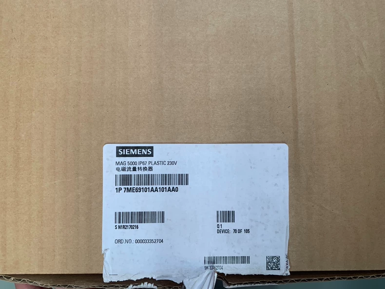 SIEMENS 5000 Transmitter Sitrans 7ME69101AA101AA0 MAG 1 7ME69101AA101AA0