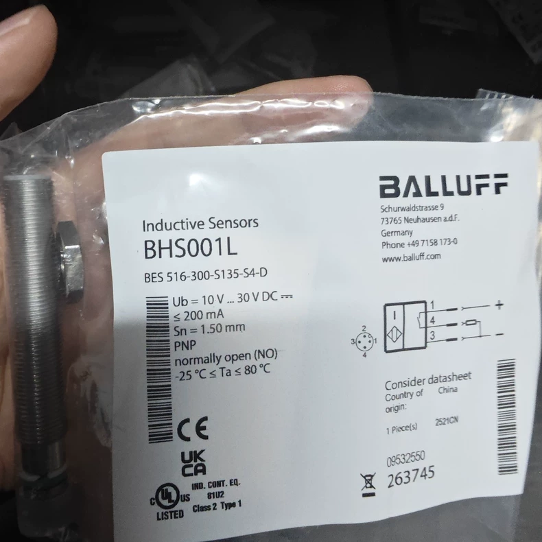 BALLUFF Proximity Switch BES516-300-S135-S4-D 1 BES516-300-S135-S4-D