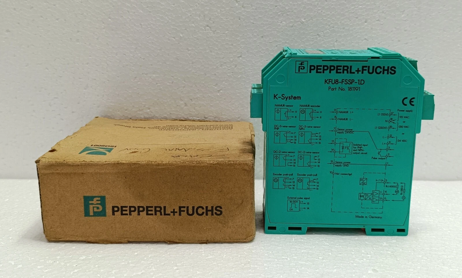 Pepperl+fuchs Pepperl Frequency Voltage Converter KFU8-FSSP-1.D Fuchs 1 KFU8-FSSP-1.D
