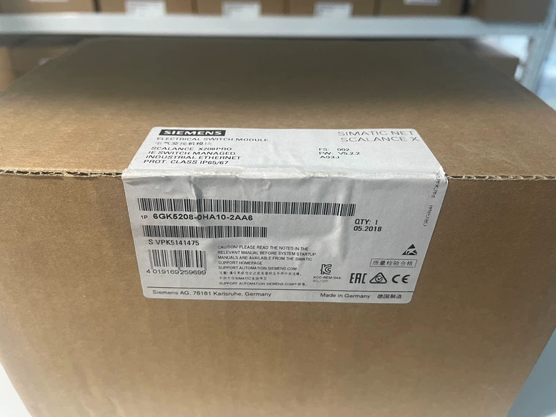 Siemens Switch Module 6GK5208-0HA10-2AA6 - Network Interface 1 6GK5208-0HA10-2AA6