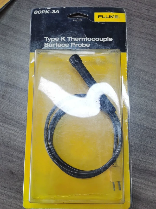 Fluke 80PK-3A Thermocouple Surface Probe Temperature Meter 1 80PK-3A