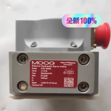 Moog Servo Valve G761-3033B - Precision Hydraulic Control Component