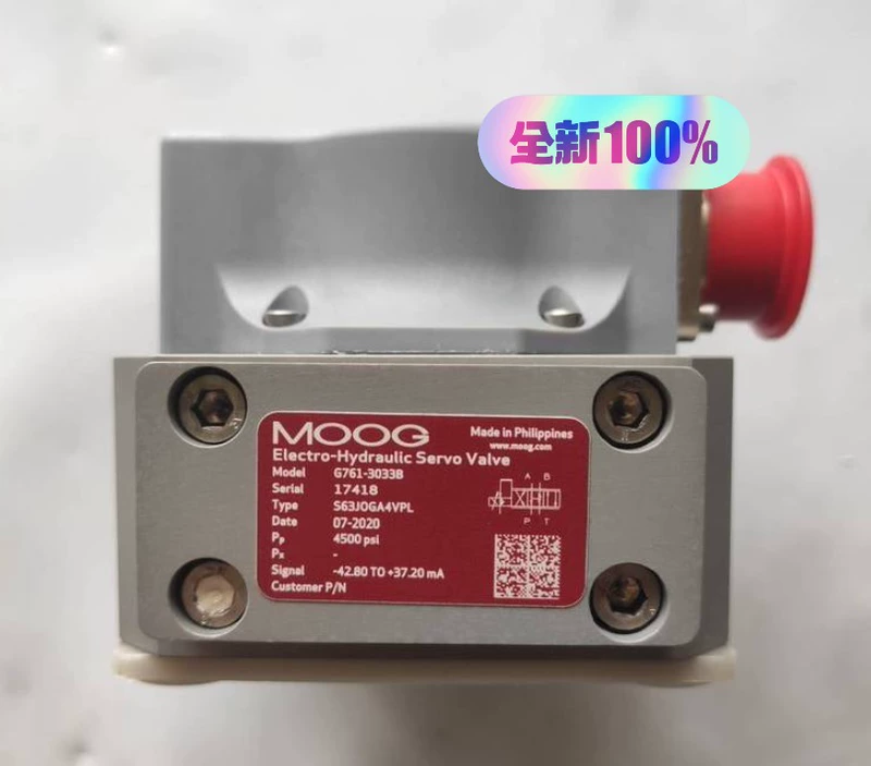 Moog Servo Valve G761-3033B - Precision Hydraulic Control Component 1 Moog Servo Valve G761-3033B - Precision Hydraulic Control Component