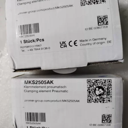 Zimmer Pneumatic Linear Guide Clamp MKS2505AK - Industrial Automation Component