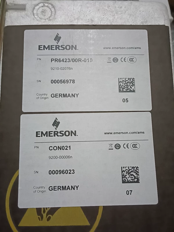 EMERSON PR6423/00R-010+CON021 Precision Sensor Device 1 PR6423/00R-010+CON021