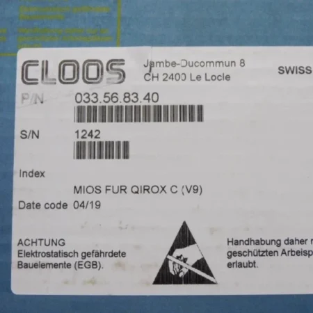 CLOOS 033.56.83.40 NSFS for Industrial Welding Needs