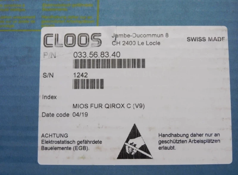 CLOOS 033.56.83.40 NSFS for Industrial Welding Needs 1 CLOOS 033.56.83.40 NSFS for Industrial Welding Needs