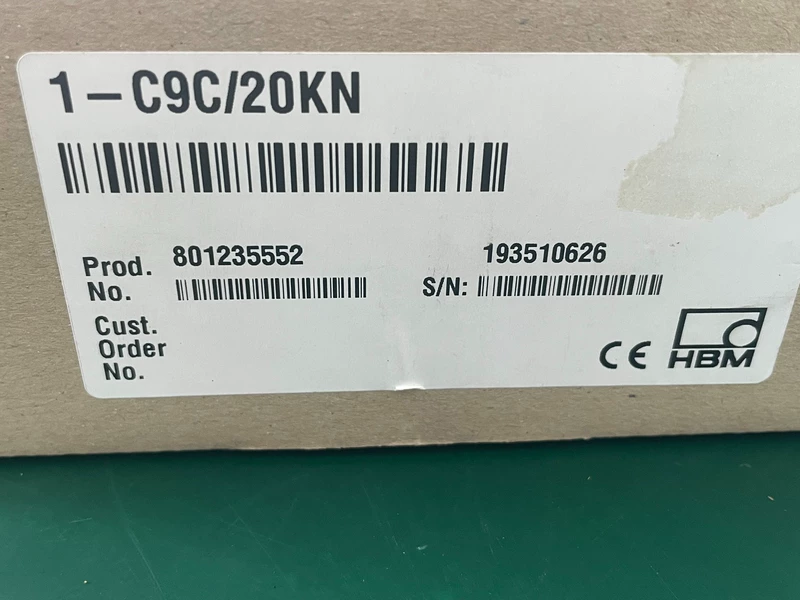 HBM 1-C9C/20KN Force Sensor - Industrial Force Monitoring 1 HBM 1-C9C/20KN Force Sensor - Industrial Force Monitoring