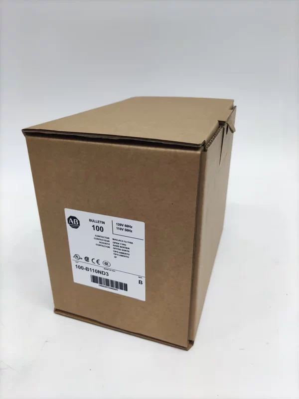 Allen-Bradley 100-B110ND3 Contactor for Industrial Use 1 Allen-Bradley 100-B110ND3 Contactor for Industrial Use