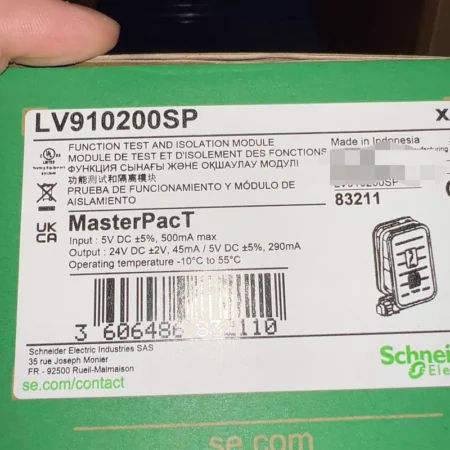 Schneider LV910200SP Isolation Module for Secure Testing