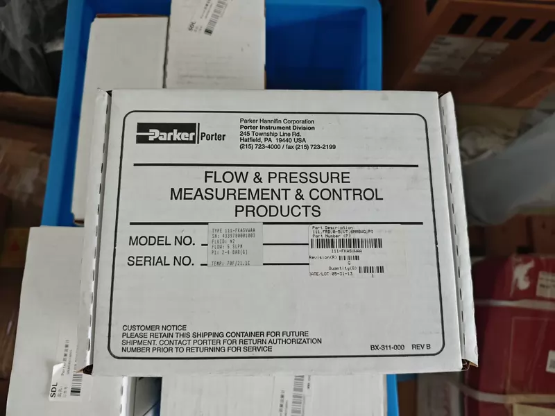 Parker Flow Meter 111-FKASVPA Precision Fluid Measurement Device 1 Parker Flow Meter 111-FKASVPA Precision Fluid Measurement Device