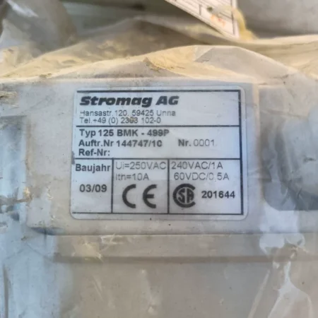 Stromag 125 BMK-499P Switch: Ensure Safe Operations