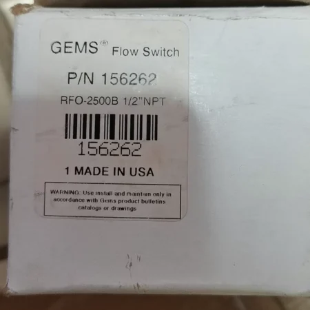 GEMS 156262 RFO-2500B - Reliable Flow Measurement Device