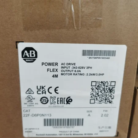 Allen-Bradley Module 22F-D6P0N113 - High-Performance Outputs