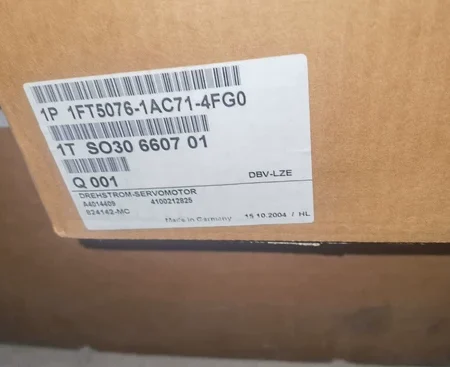 SIEMENS Motor 1FT5076-1AC71-4FG0 - Reliable Servo Operation
