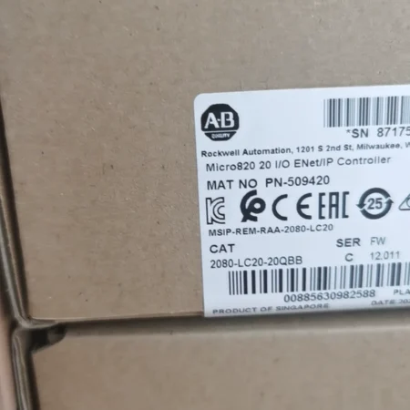 Allen-Bradley 2080-LC20-20QBB PLC Controller - Industrial Grade