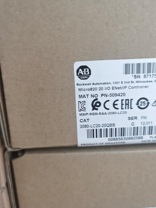 Allen-Bradley 2080-LC20-20QBB PLC Controller - Industrial Grade