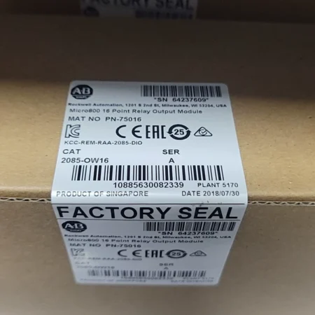 Allen-Bradley Relay Output 2085-OW16 for Industrial Use