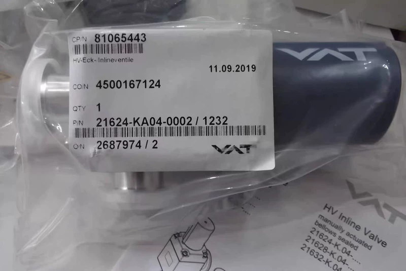 VAT Vacuum Valve 21624-KA04-0002 Reliable Vacuum Control 1 VAT Vacuum Valve 21624-KA04-0002 Reliable Vacuum Control