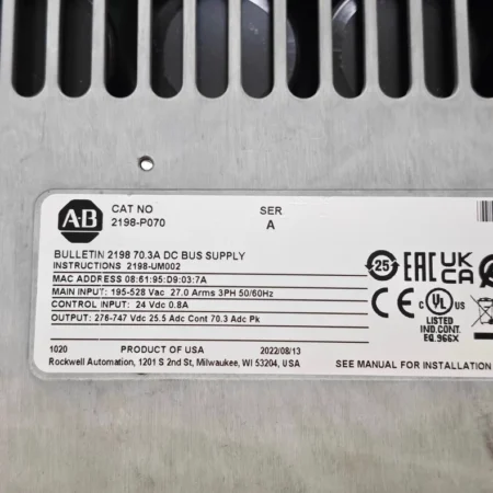 ABB Drive 2198-P070 - High Performance Industrial Motor Drive