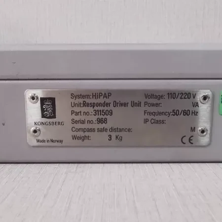 KONGSBERG 311509 Transducer Drive Unit for Precision Control